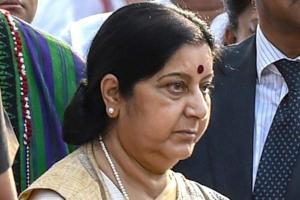 Sushma Swaraj condoles Kulsoom Nawaz's demise